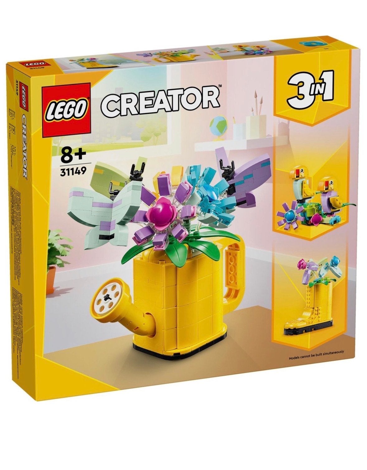 LEGO Creator 3in1 Bloemen in Gieter 31149, Kinderen en Baby's, Ophalen of Verzenden, Nieuw, Overige merken