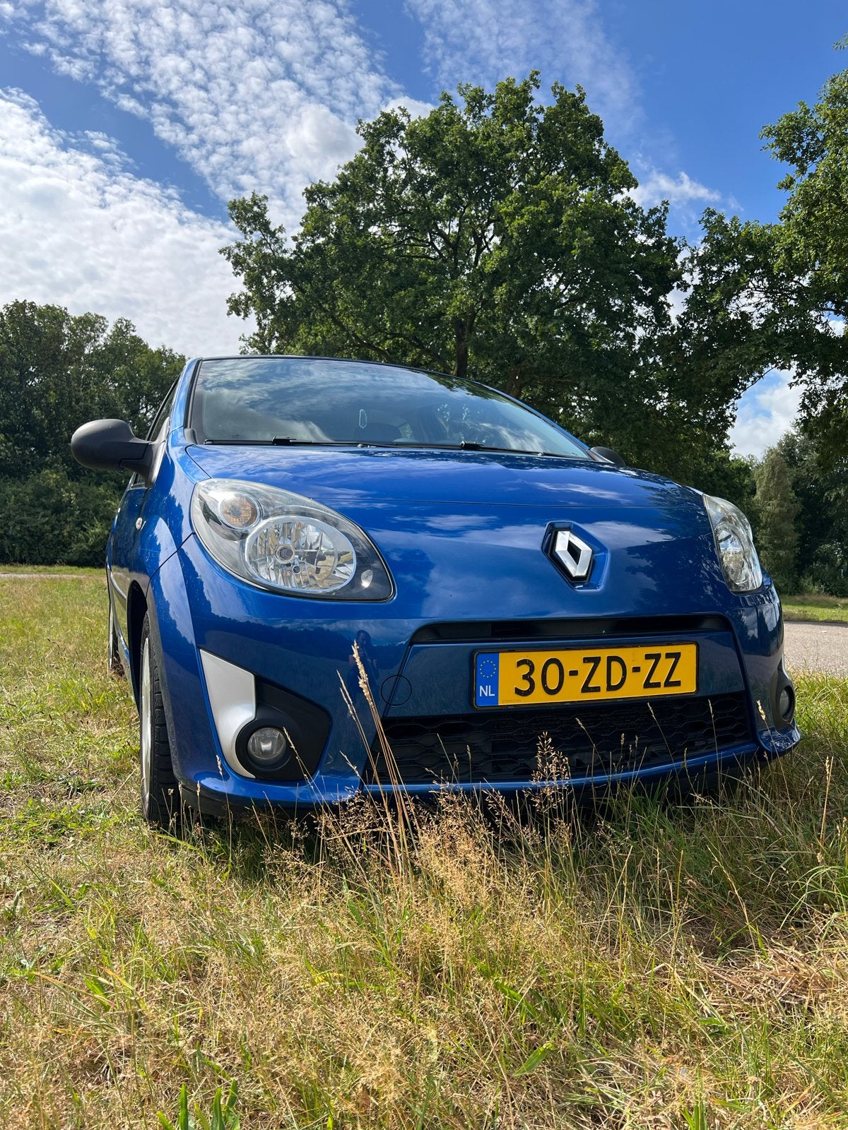 Renault Twingo 1.2 16V 2008 Blauw, Auto's, Voorwielaandrijving, Twingo, 31 €/maand, 4 cilinders