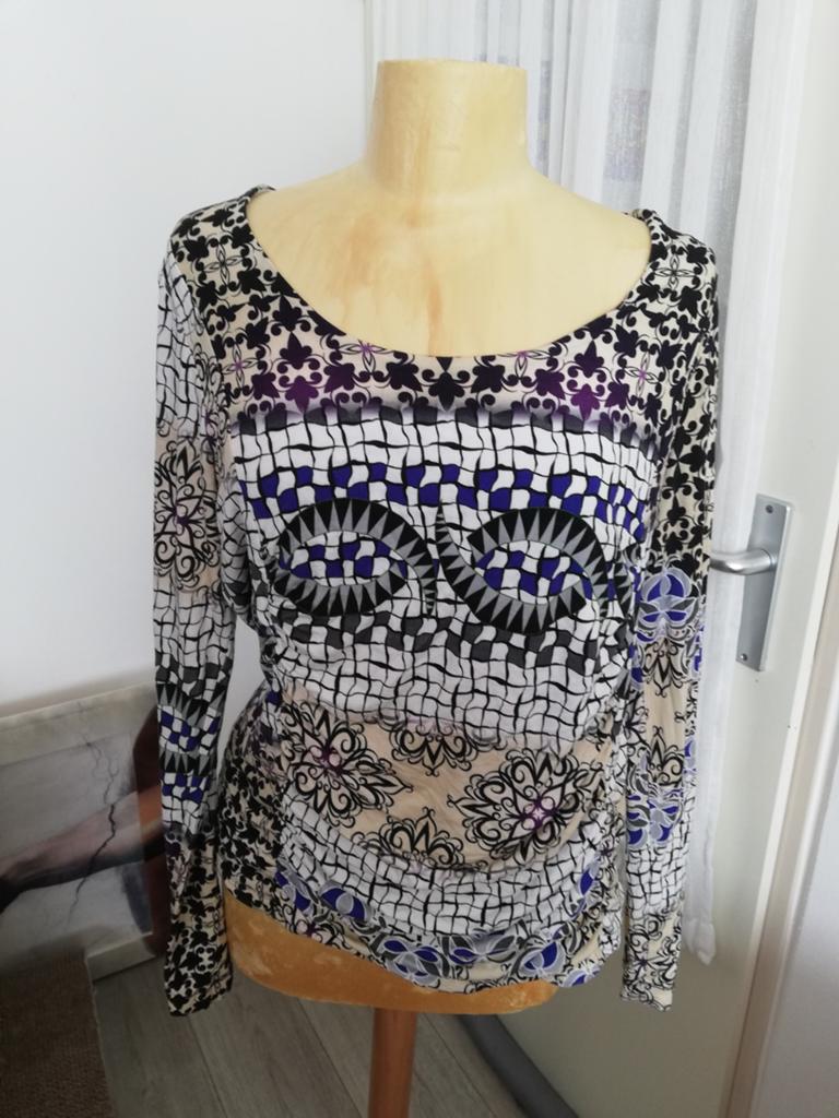 Tendenza mooi shirt mt 42 44, TENDENZA, Overige kleuren, Verzenden, Maat 42/44 (L)