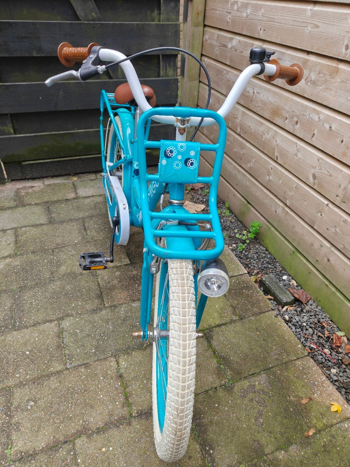 Amigo Bloom meisjesfiets, Fietsen en Brommers, Ophalen, Terugtraprem, Gebruikt, Handrem