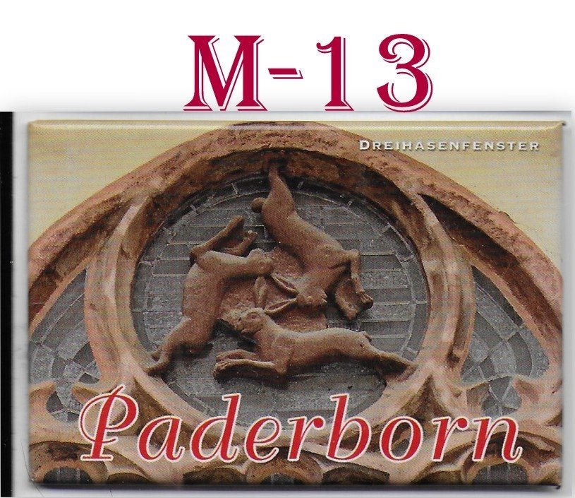 M13 Koelkastmagneetje Paderborn Duitsland, Ophalen of Verzenden, Zo goed als nieuw