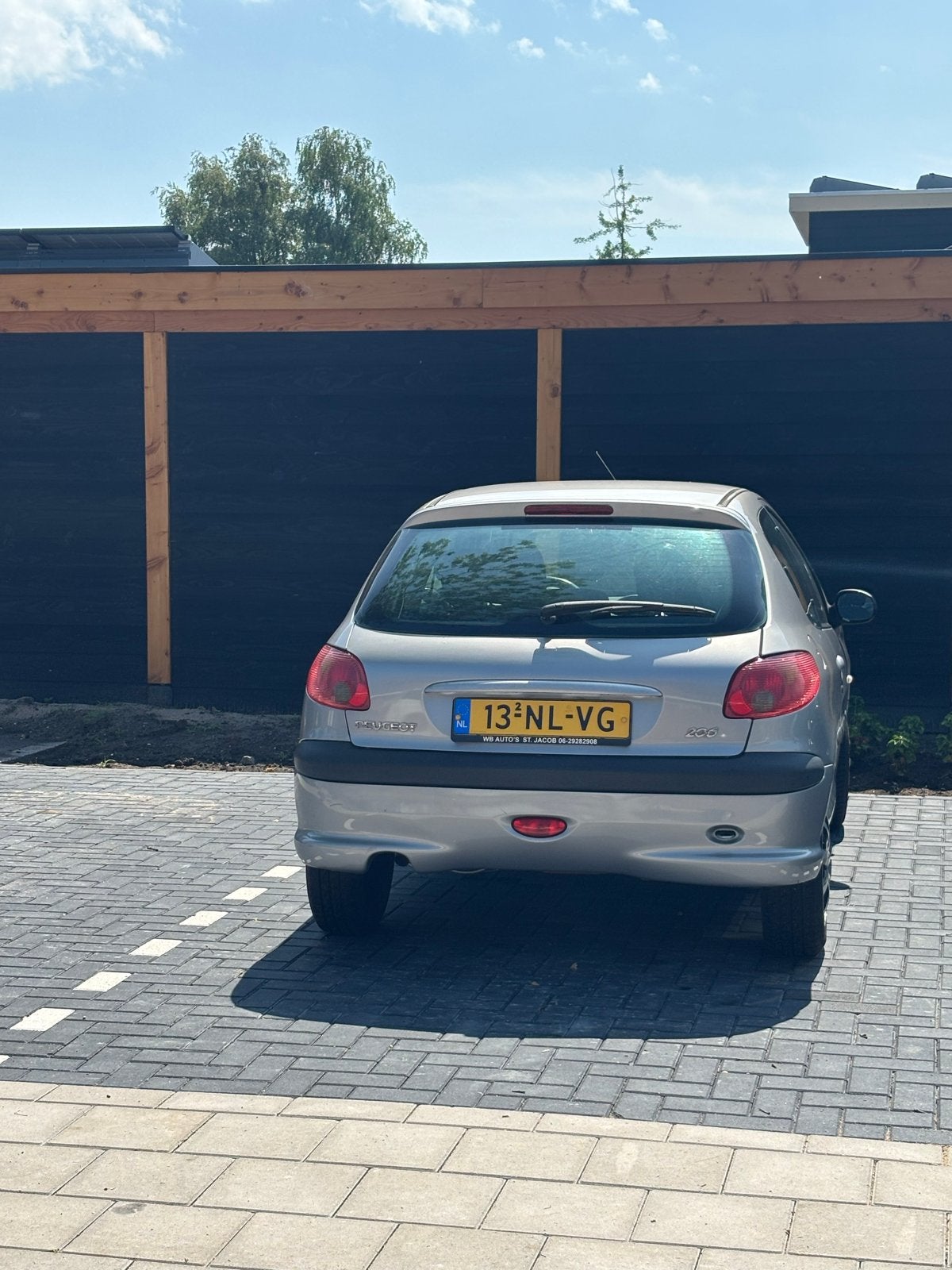 Peugeot 206, Auto's, Peugeot, Particulier, 1100 kg, Zilver of Grijs, 955 kg