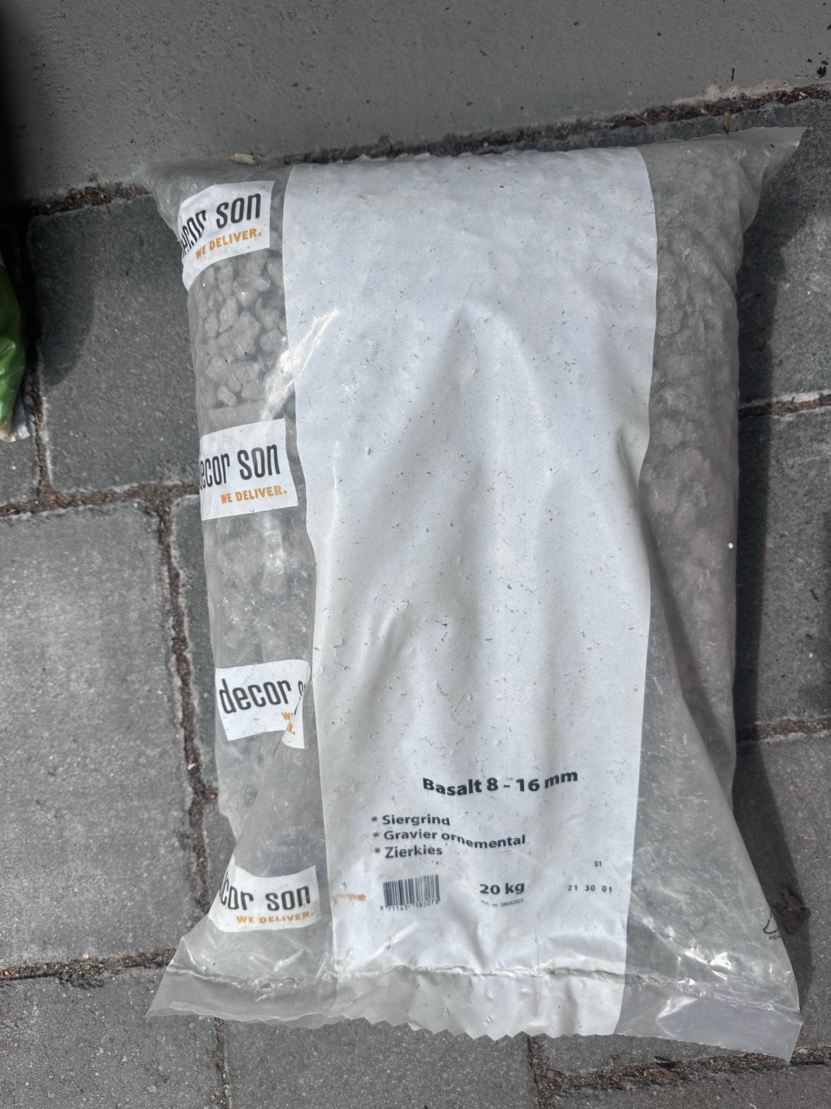 Decor Son Basalt Siergrind 8-16 mm, 20 kg, Ophalen, Nieuw, Grind, Basalt