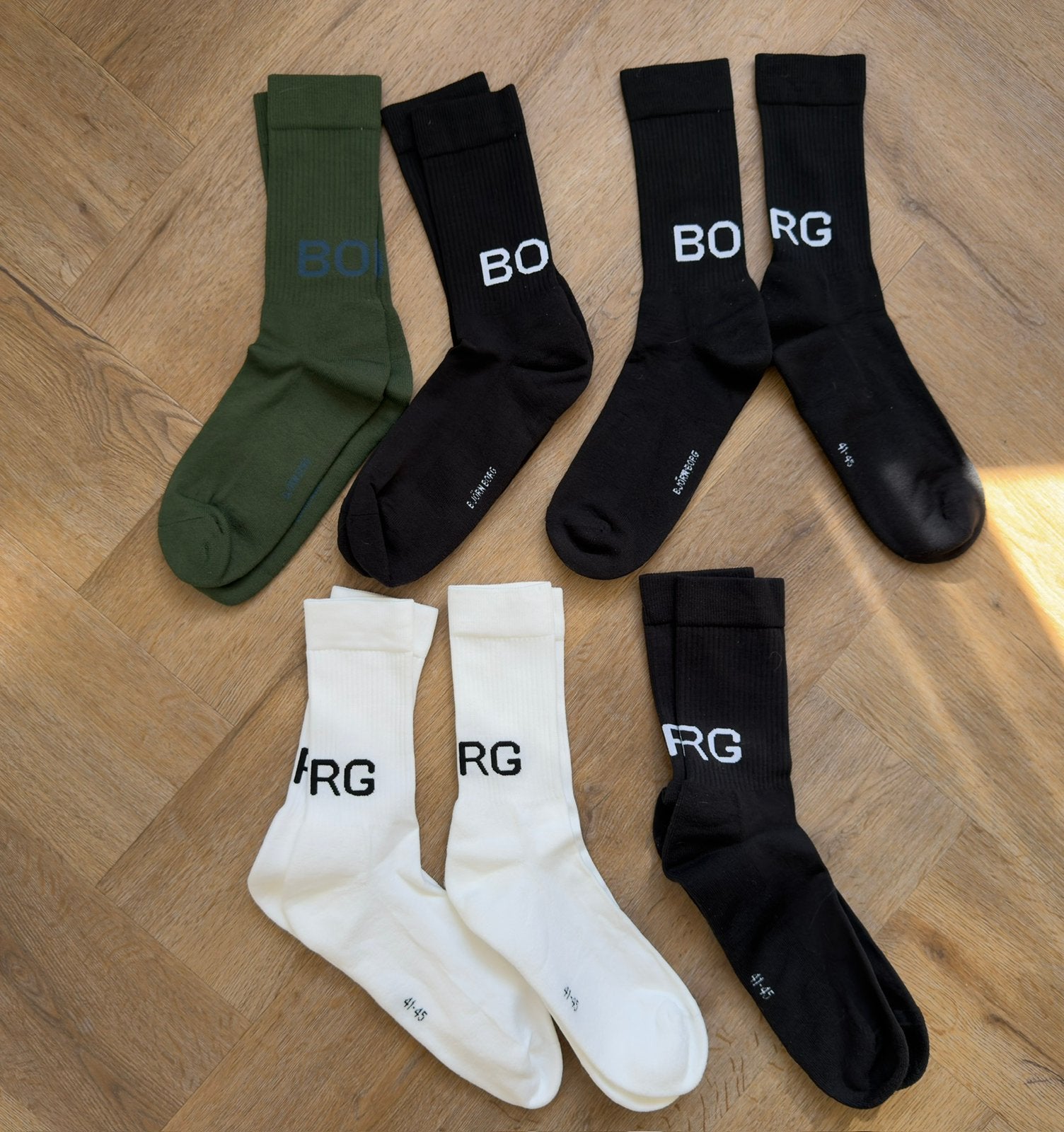 Björn Borg sportsokken - 6 paar maat 41-45, Ophalen of Verzenden, Zo goed als nieuw, Maat 43 t/m 46, Overige kleuren