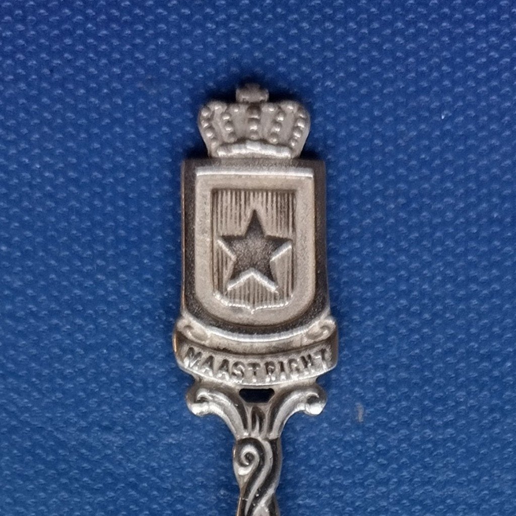 verzilverd lepeltje Maastricht (GERO 90), Antiek en Kunst, Ophalen of Verzenden