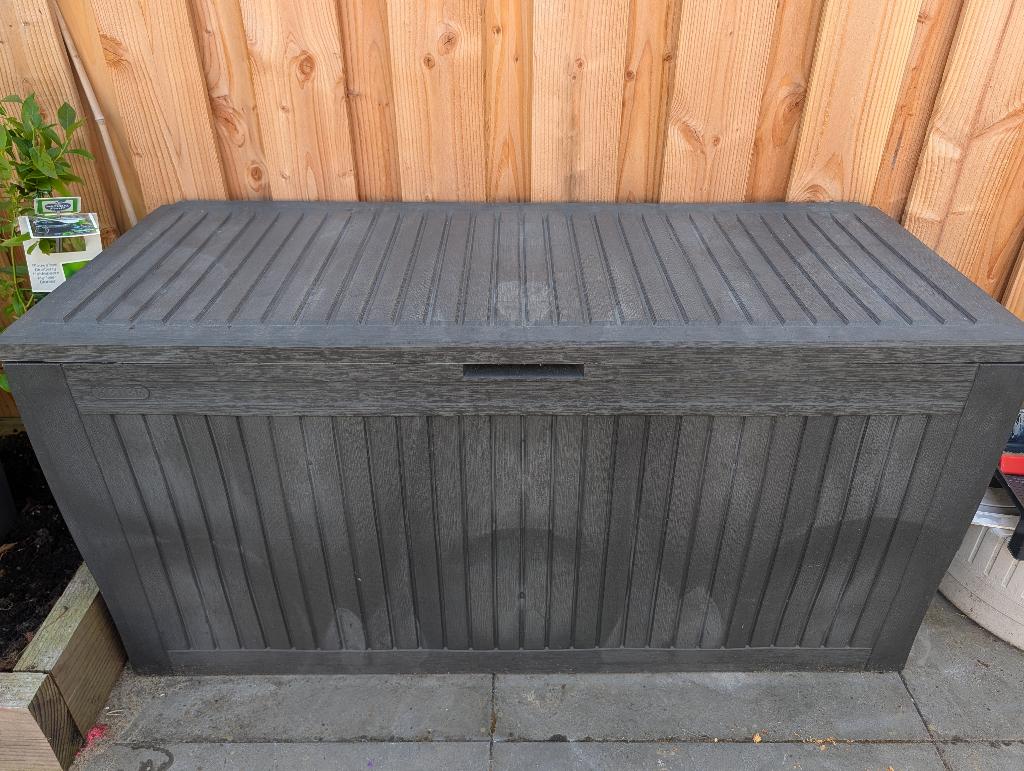 Opbergbox voor in de tuin, Ophalen, Gebruikt
