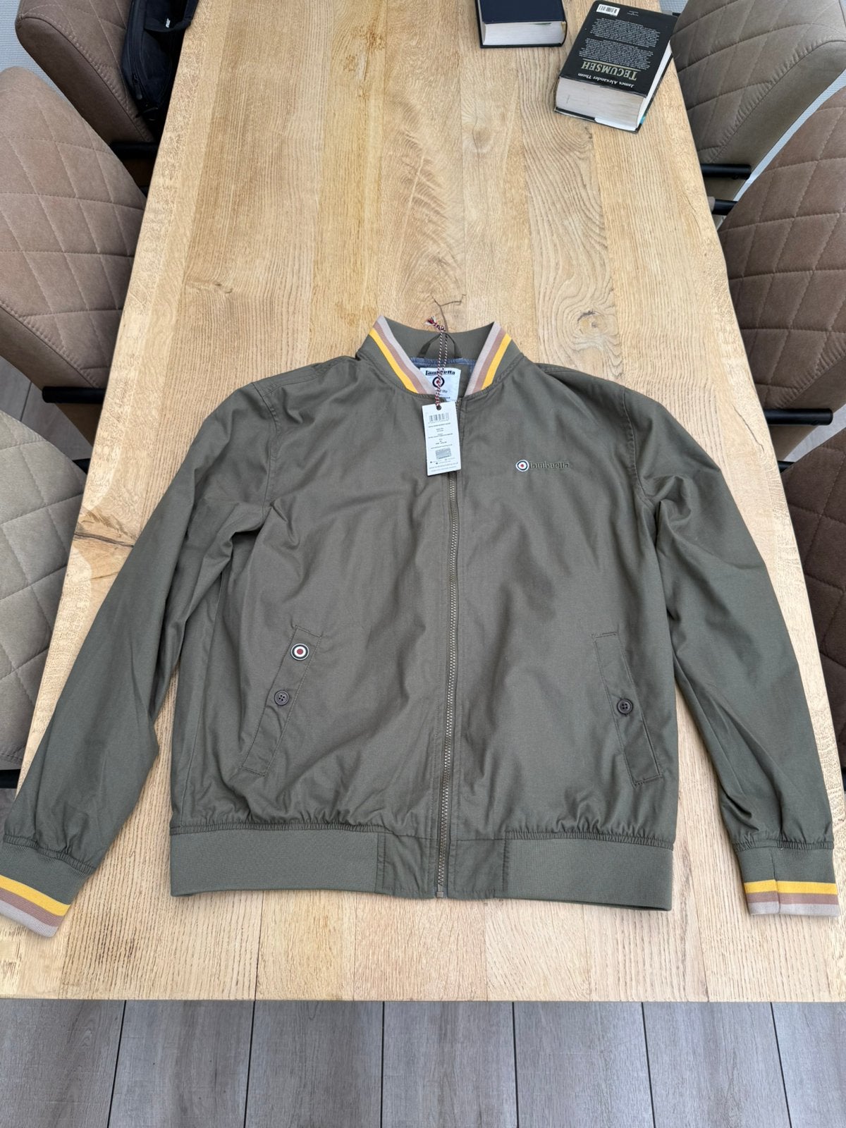Heren zomerjas lambretta xl, Ophalen of Verzenden, Zo goed als nieuw, Maat 56/58 (XL), Blauw