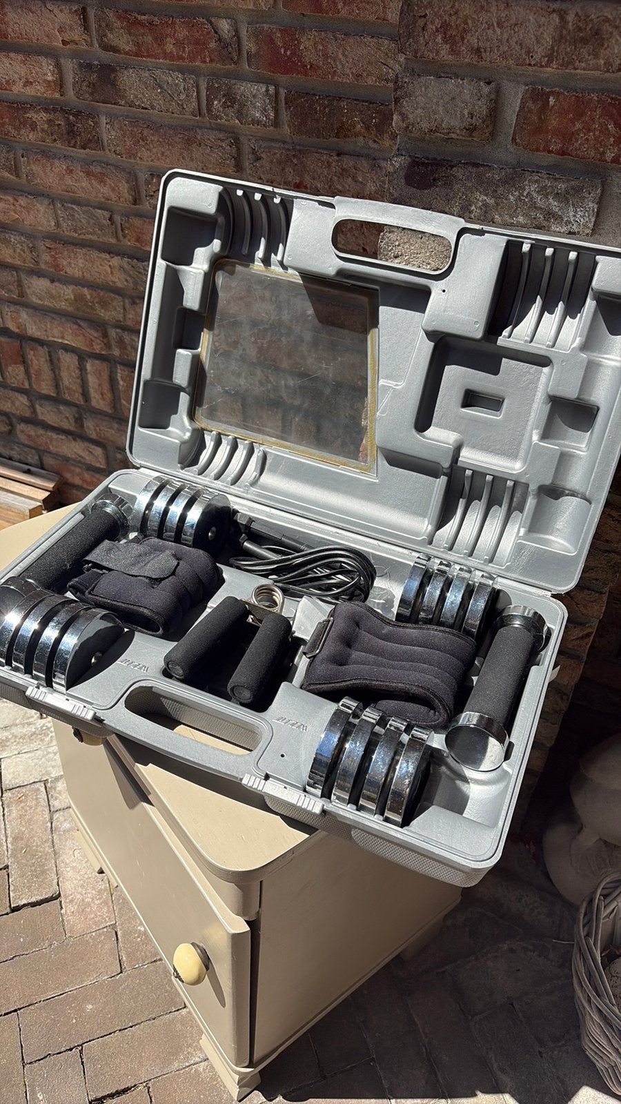 Thuis halter setje, Sport en Fitness, Fitnessmaterialen, Ophalen of Verzenden, Zo goed als nieuw