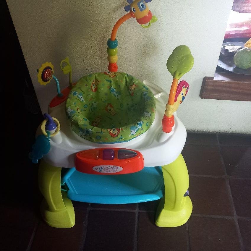 Bright Stars/ Babyjump, Springstoel met speeltjes en geluid, Kinderen en Baby's, Ophalen, Zo goed als nieuw, Overige typen