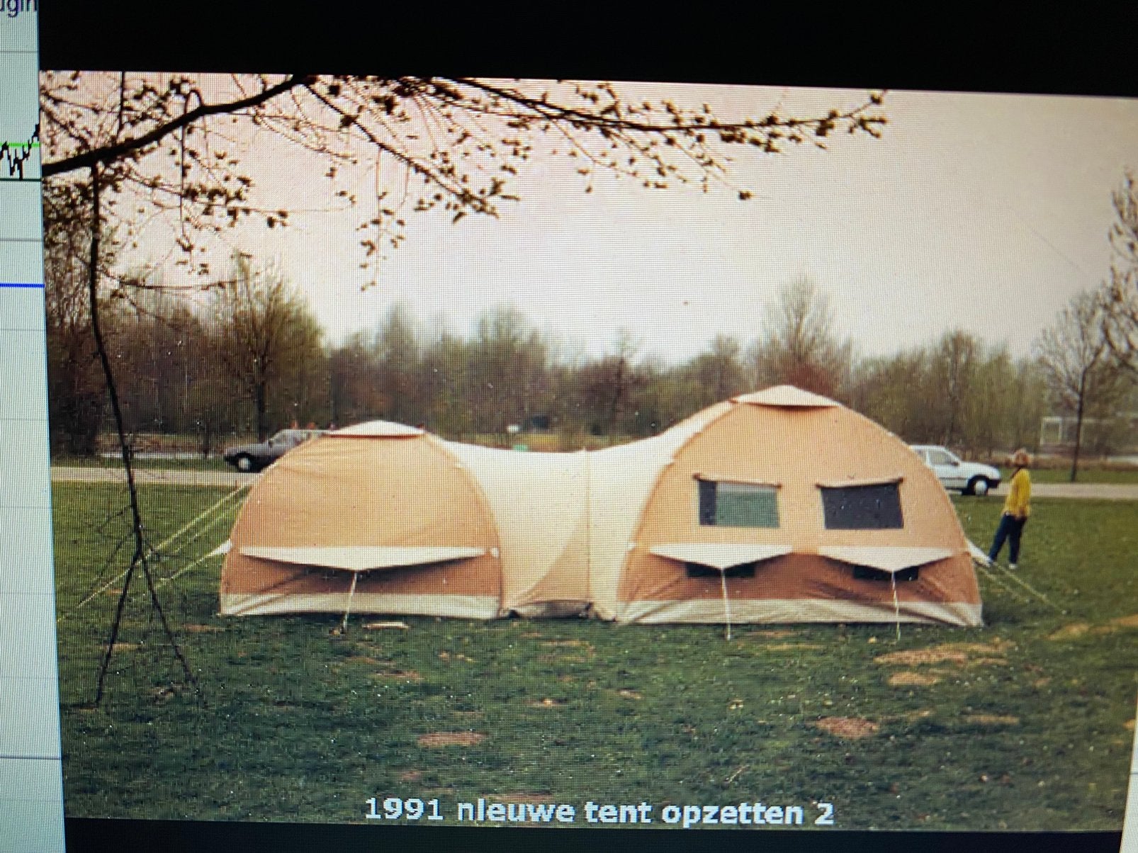 Dubbele Karstentent + kampeeruitrusting, Ophalen, Gebruikt, Tot en met 5