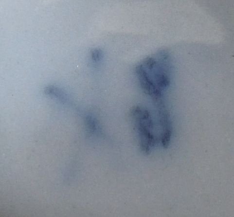 Nr L190: 1 Saksisch blauw porseleinen peper- en zoutbakje, Ophalen of Verzenden