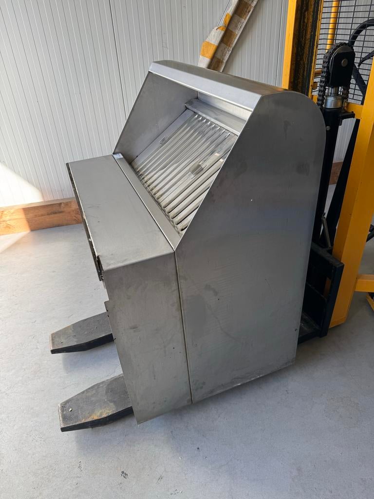 Professionele RVS Afzuigkap Horeca Rational, Ophalen, Gebruikt, Wandschouwkap, Vrijstaand