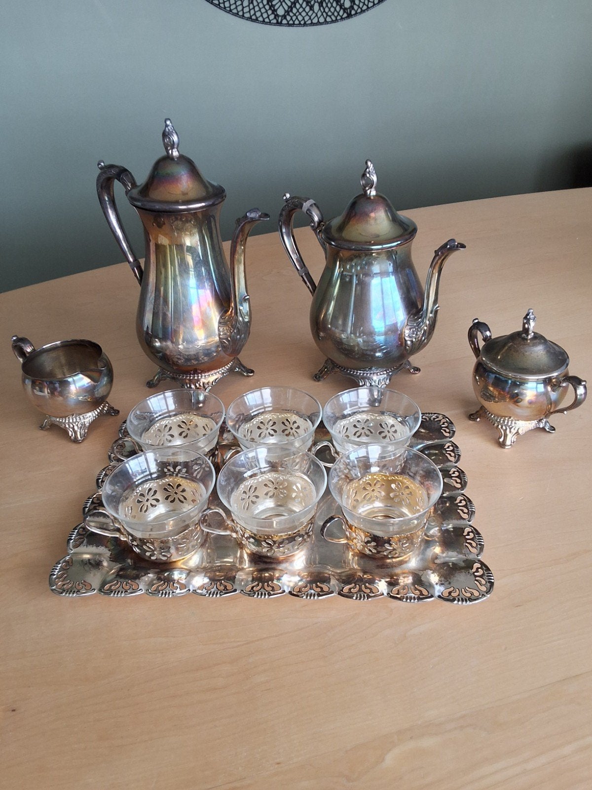 Vintage Raimond US silverplate Servies, Ophalen of Verzenden