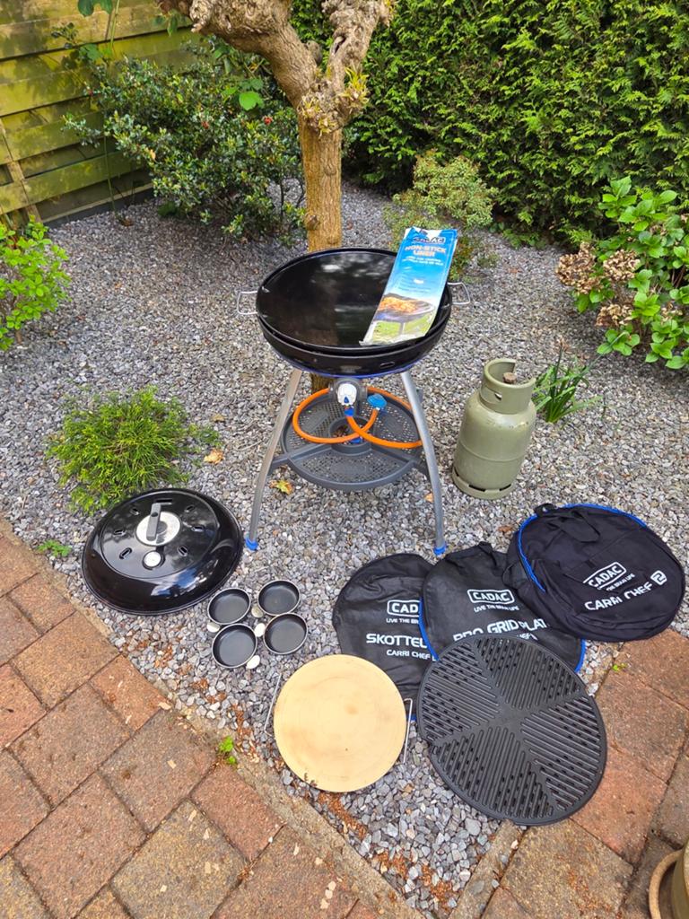 Cadac carri chef 2 met volle gasfles, Tuin en Terras, Gasbarbecues, Ophalen, CADAC
