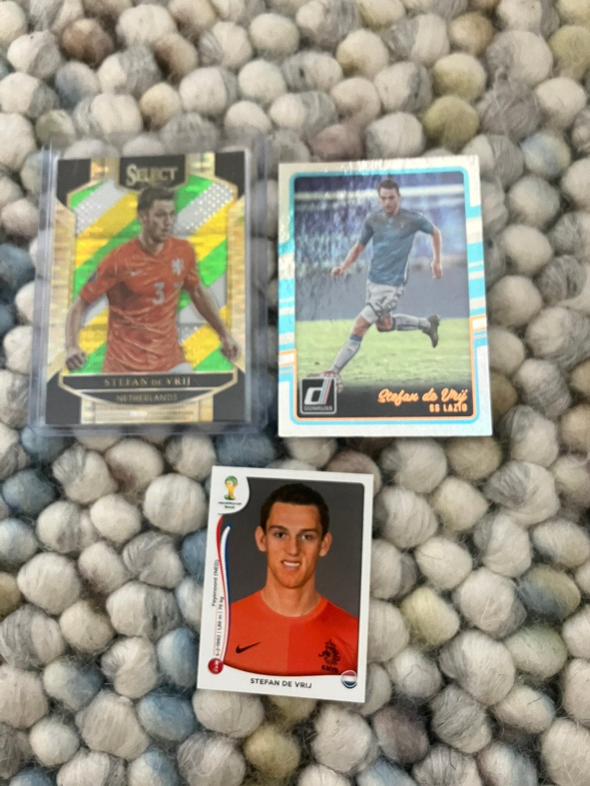 Steven de vrij panini select donruss wk 2014, Ophalen of Verzenden, Zo goed als nieuw, Buitenlandse clubs, Poster, Plaatje of Sticker