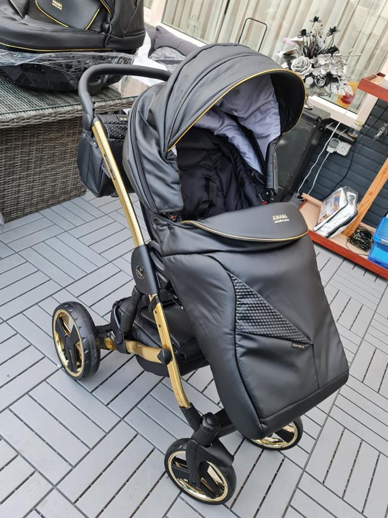 Junama kinderwagen Gold, Kinderen en Baby's, Kinderwagens en Combinaties, Ophalen, Overige merken, Met reiswieg