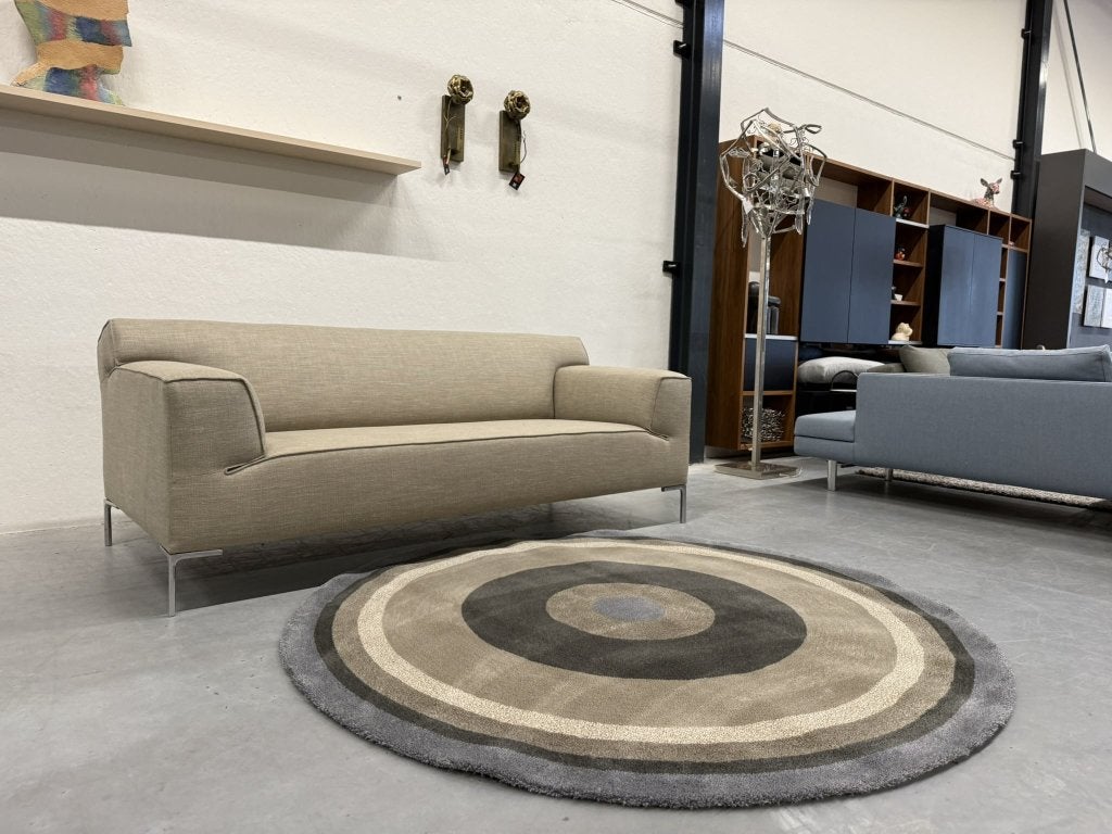 Nieuw Design on Stock Bloq Bank 2,5 zits Senna Grey stof 207, Gompenstraat 15, 75 tot 100 cm, Ophalen of Verzenden, Rechte bank