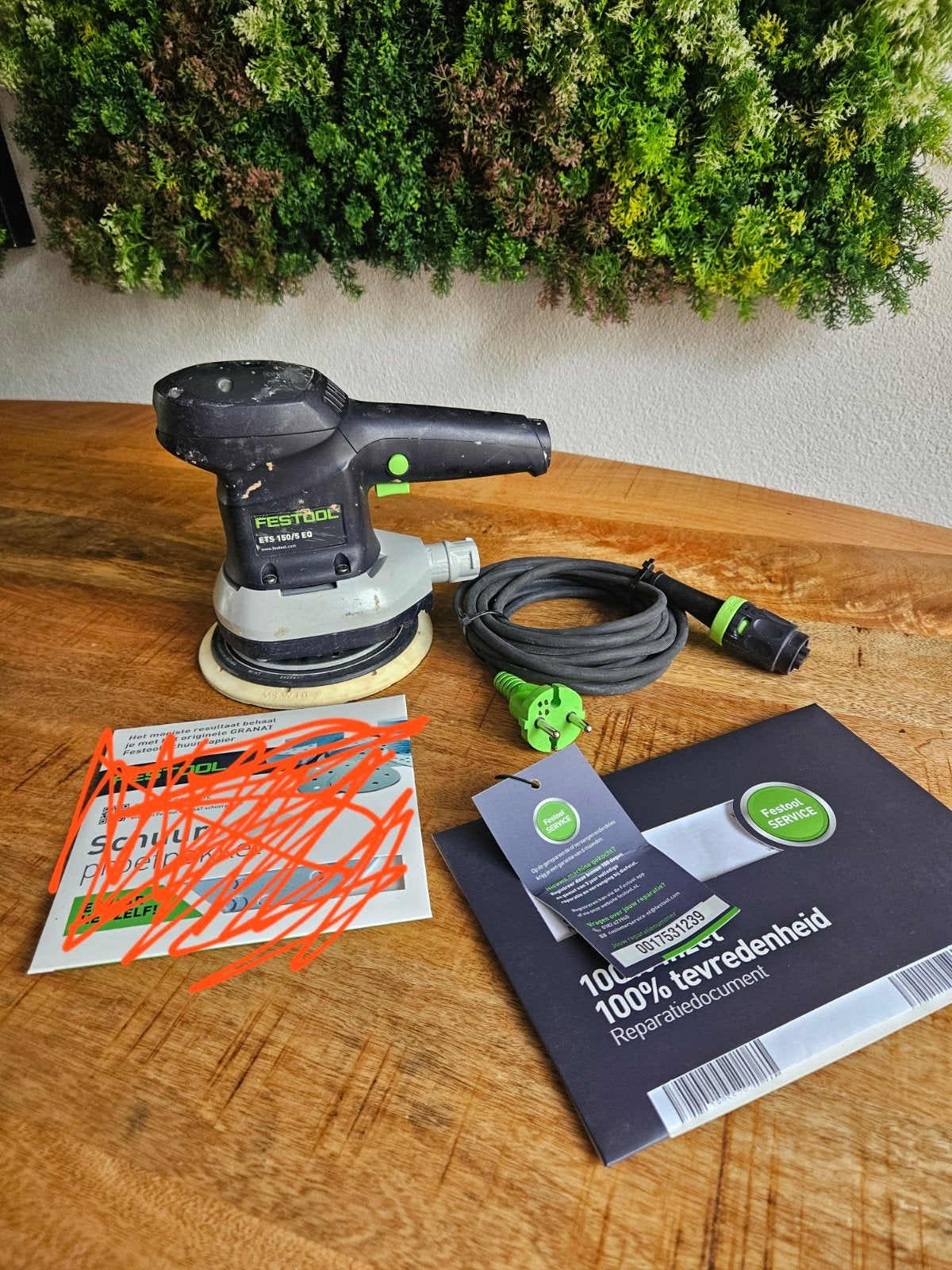 Festool ETS 150/5 EQ – service 04/2026