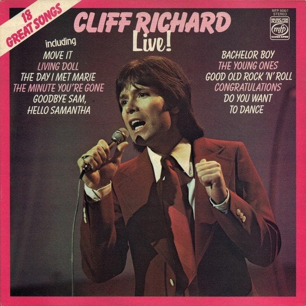 LP - Cliff Richard ‎– Cliff Richard Live!, Cd's en Dvd's, Gebruikt, Ophalen of Verzenden, Poprock, 12 inch