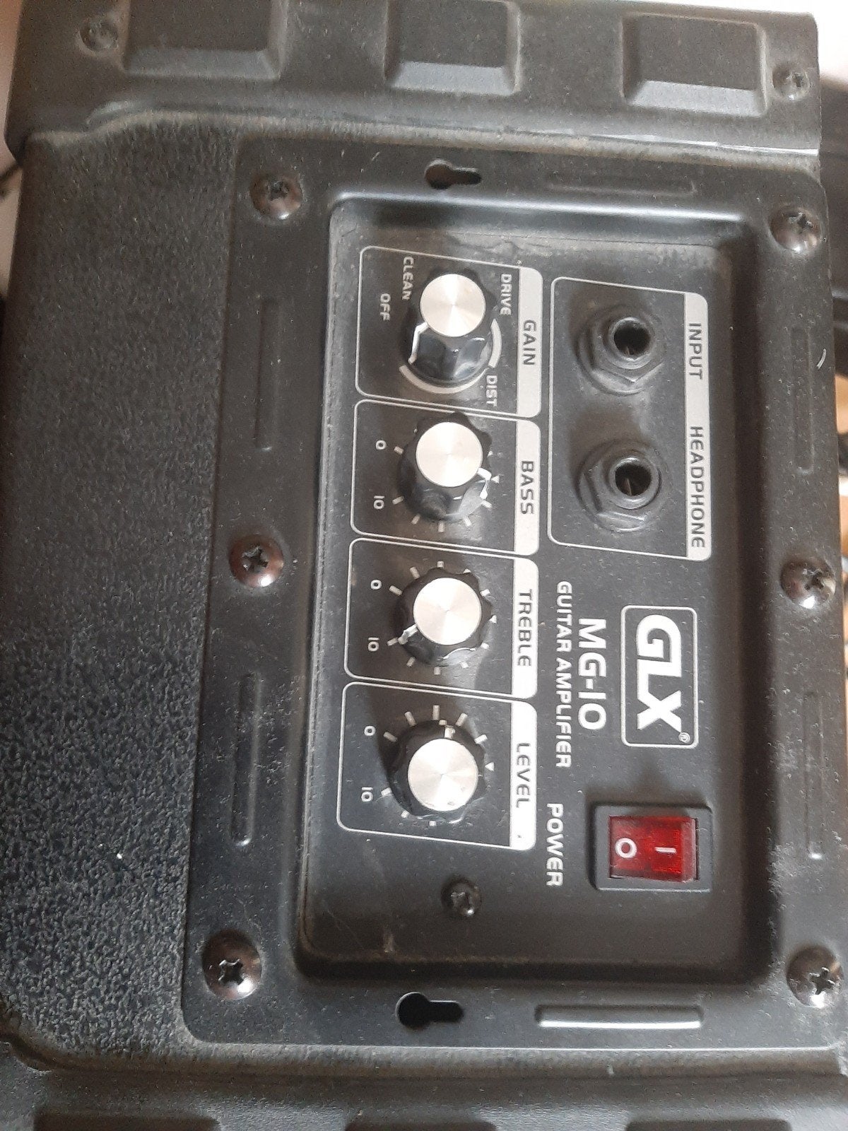 GLX MG-10 Gitaarversterker - Potmeters kraken, Muziek en Instrumenten, Ophalen of Verzenden, Gebruikt