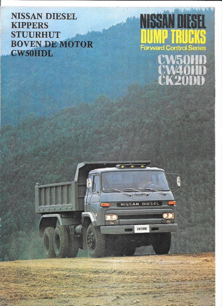 NISSAN DIESEL DUMP TRUCK, Ophalen of Verzenden, Zo goed als nieuw, Nissan