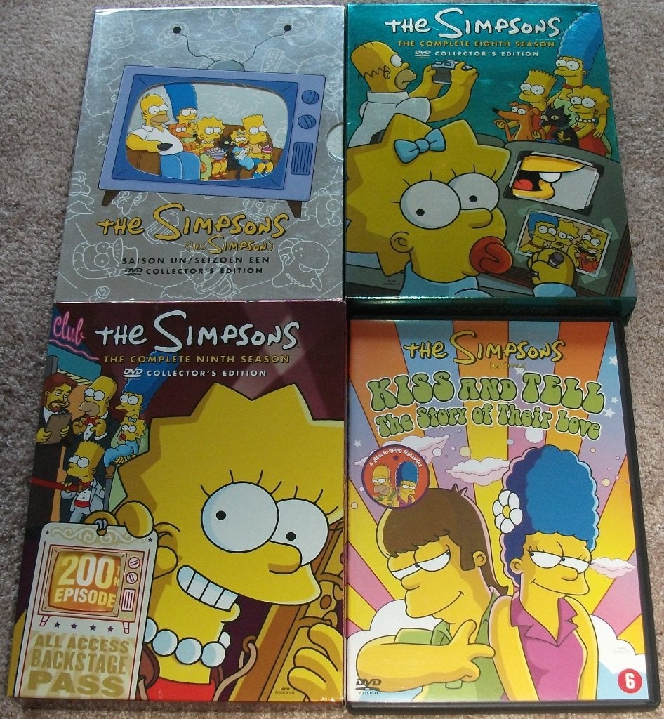 TV-Serie *** SIMPSONS *** Seizoen 1 + 8 + 9, Engels, Nederlands, Ophalen of Verzenden, Zo goed als nieuw