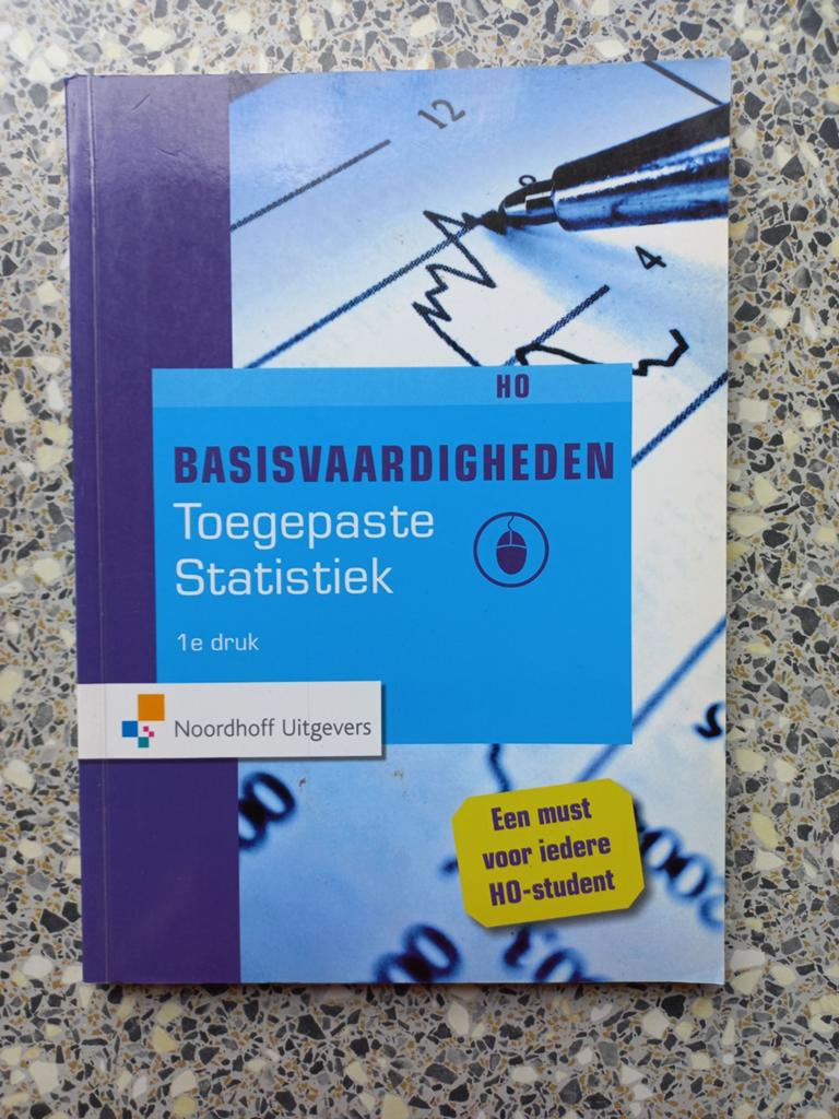 Hans van Buuren - Basisvaardigheden Toegepaste Statistiek, Boeken, Ophalen of Verzenden, Zo goed als nieuw, Hans van Buuren; Gert-Jan Reus