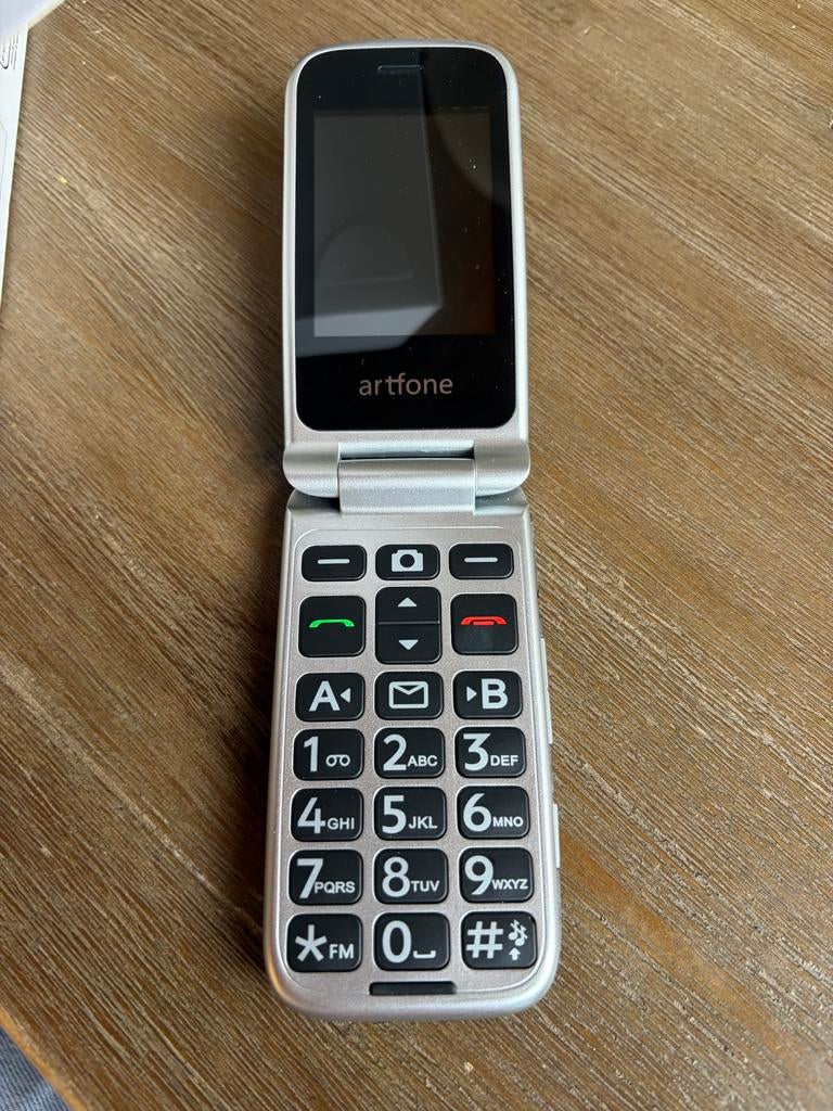 Artfone Klaptelefoon voor Senioren - nieuw ophalen, Ophalen, Inklapmodel, Zonder simlock, Zonder abonnement
