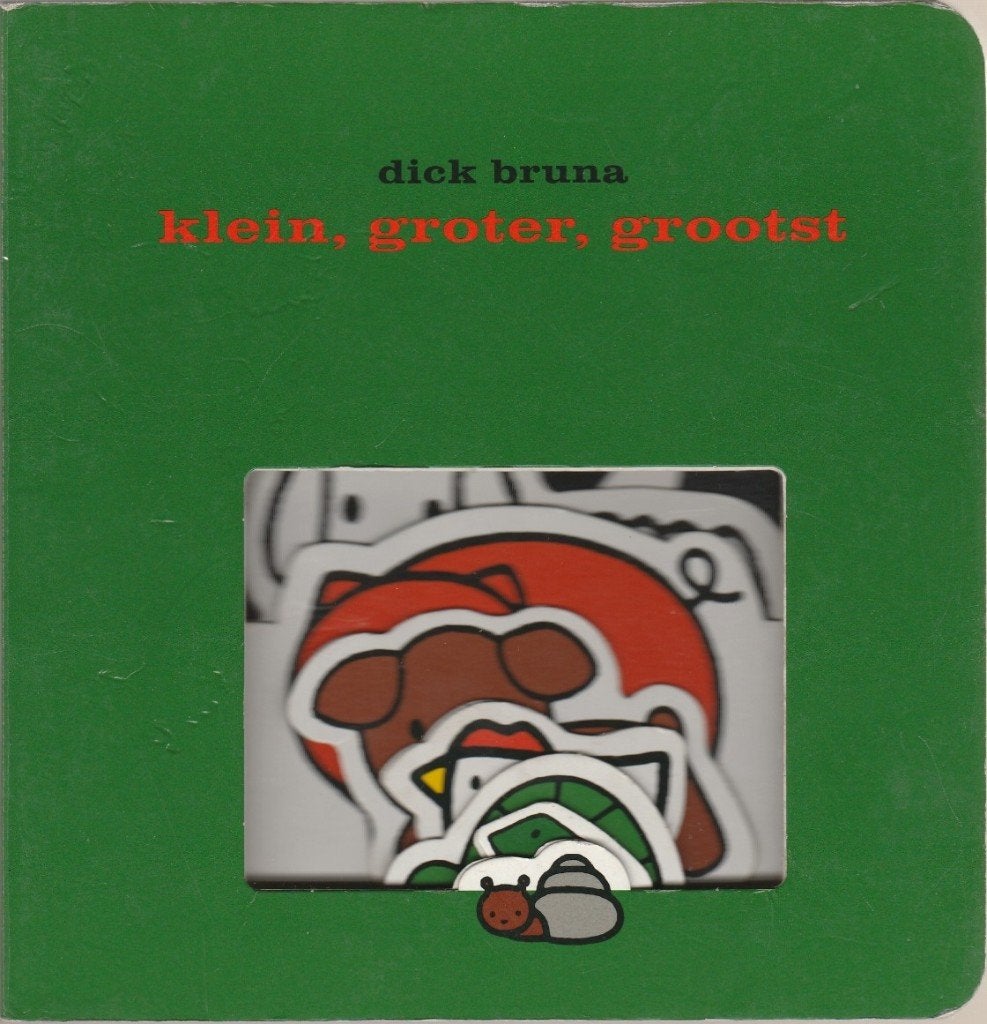 Klein, groter, grootst - Dick Bruna, Gelezen, Fictie algemeen, Jongen of Meisje, Ophalen of Verzenden