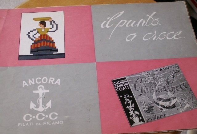 Il punto a croce ANCORA vol met borduurpatronen, Hobby en Vrije tijd, Ophalen of Verzenden, Zo goed als nieuw, Patroon