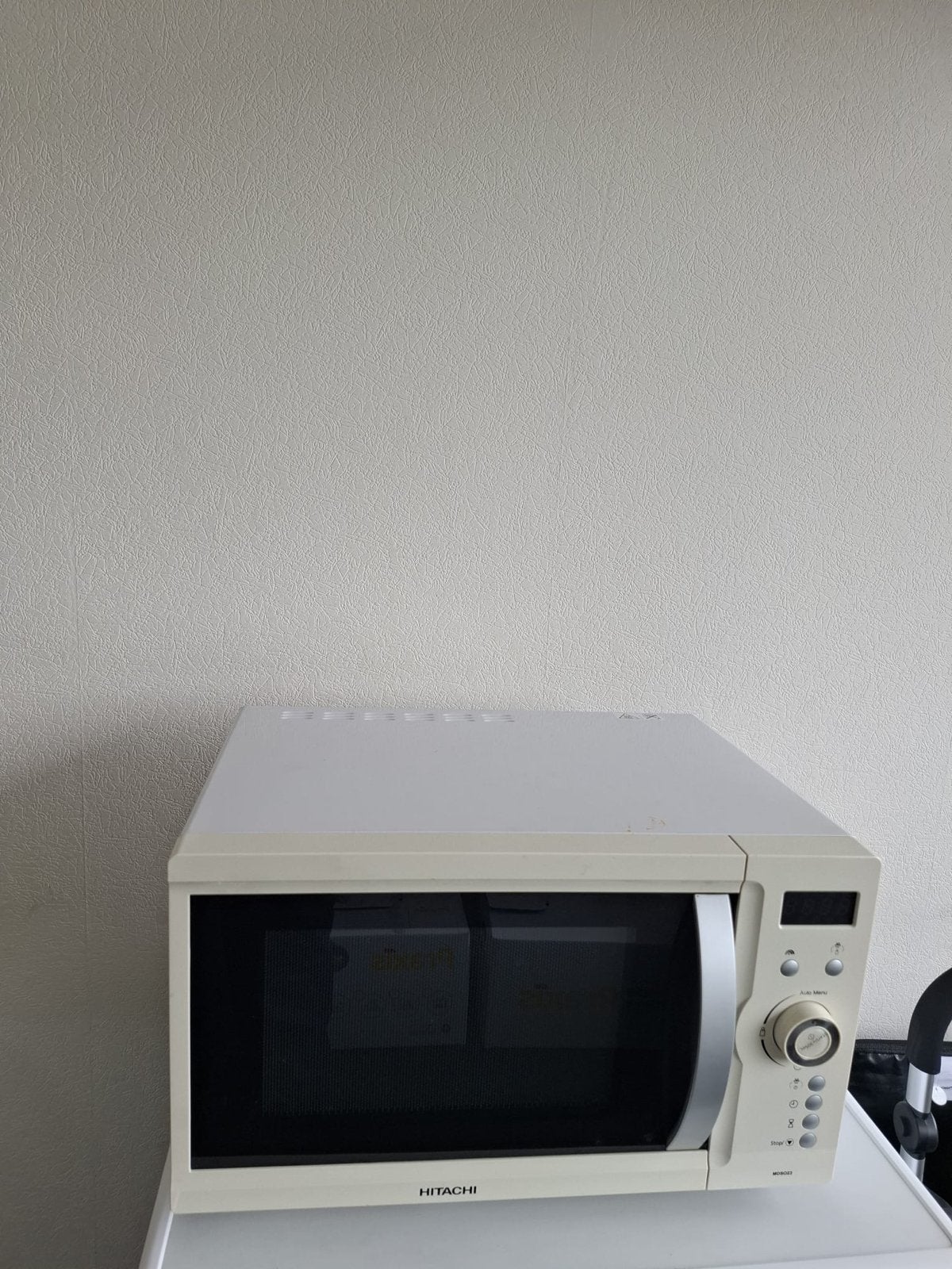 Hitachi Magnetron - Wit, Vrijstaand, Witgoed en Apparatuur, Magnetrons, Ophalen, Gebruikt, Magnetron, Draaiplateau
