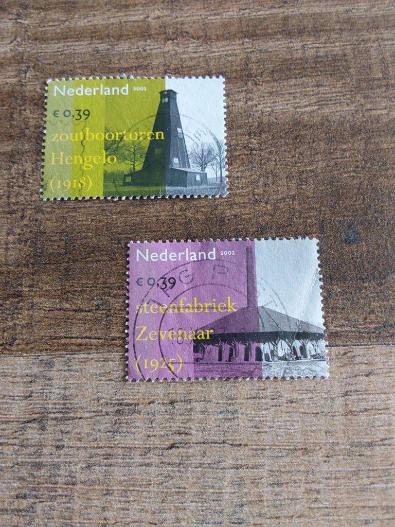 Nvph 2108+2110 Industrieel erfgoed  ( gest), Ophalen of Verzenden