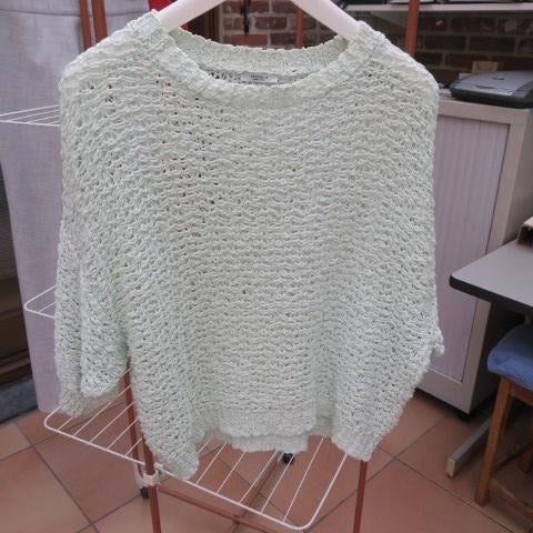Cropped pulleke nieuw knitwear lichtgroen Peserico mt 38, Kleding | Dames, Truien en Vesten, Maat 38/40 (M), Peserico, Nieuw, Ophalen of Verzenden