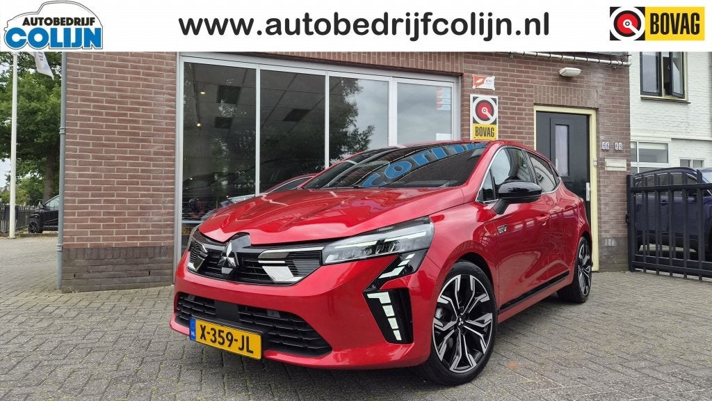 Mitsubishi Colt 1.6 HEV Instyle, Trekhaak BOSE NL Auto, Auto's, Dealer onderhouden, Gebruikt, 4 cilinders, Leder en Stof