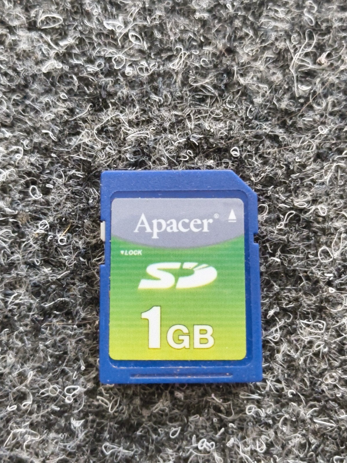 Apacer SD Geheugenkaart 1GB, SD, Gebruikt, Verzenden, Minder dan 2 GB