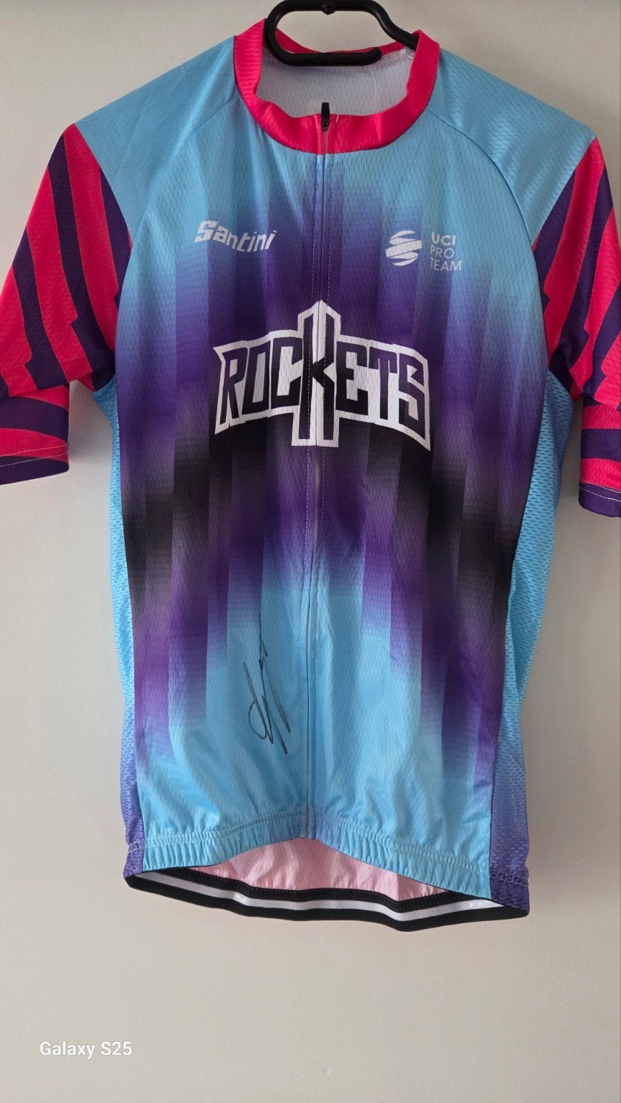 Rockets wielershirt originele handtekening Dylan Groenewegen, Ophalen of Verzenden, Zo goed als nieuw, Buitenlandse clubs, Shirt