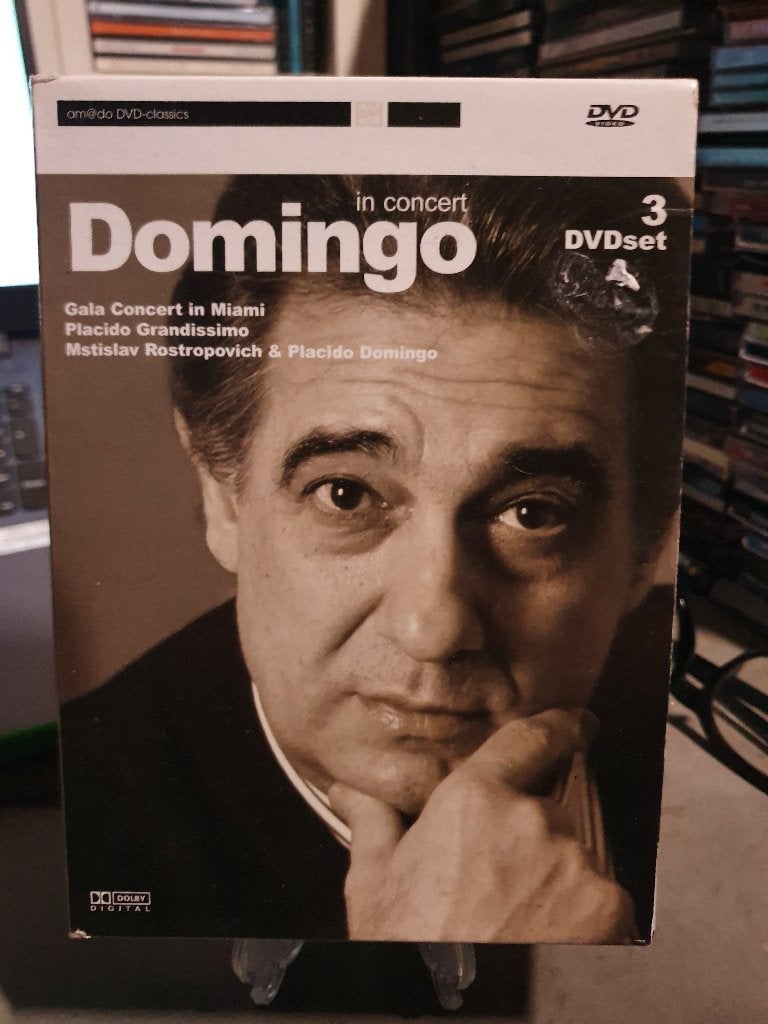 Domingo In Concert 3XDVD, Alle leeftijden, Ophalen, Zo goed als nieuw