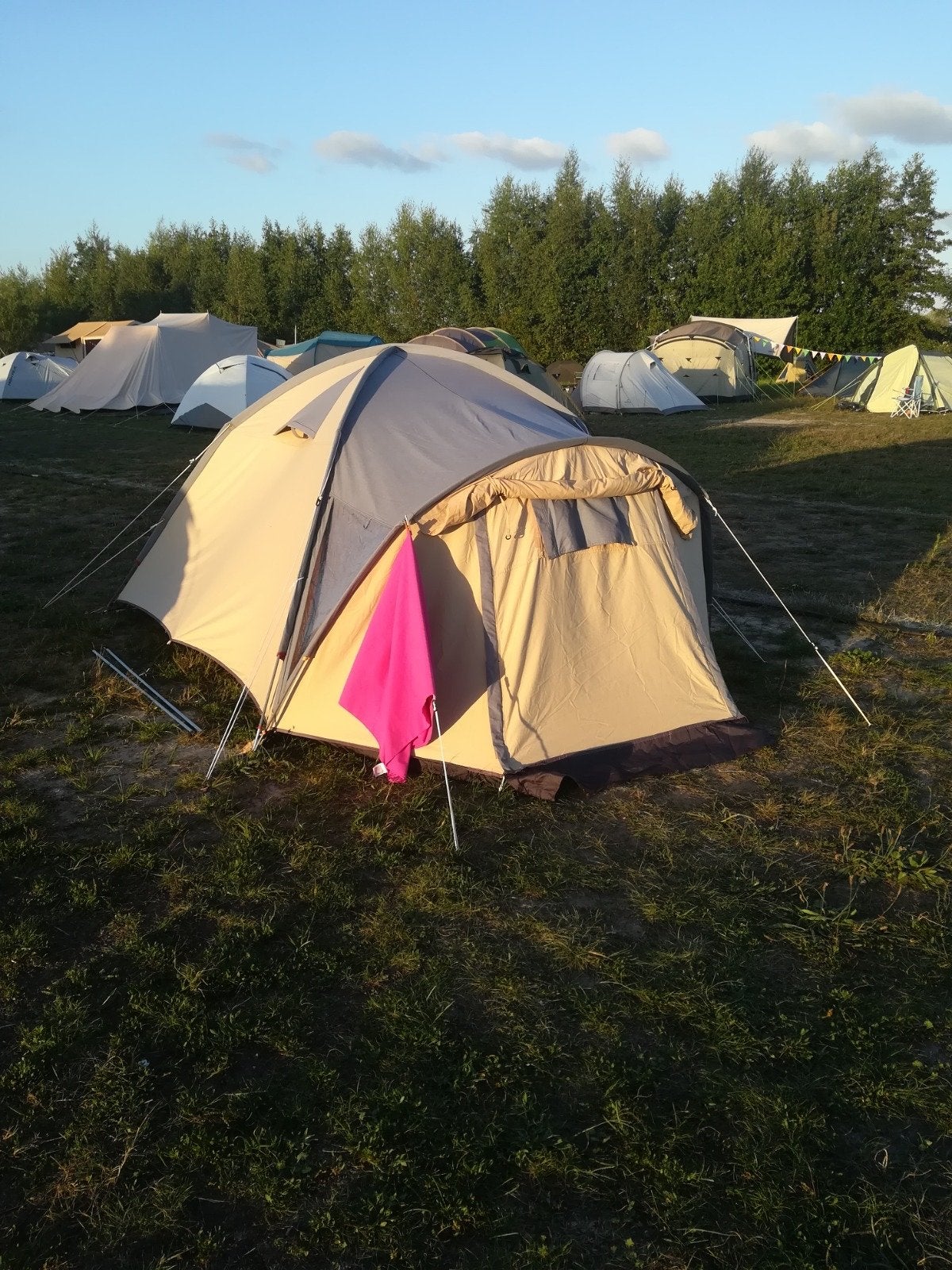 Katoenen koepeltent 1 á 2 persoons, Ophalen, Gebruikt, Tot en met 2