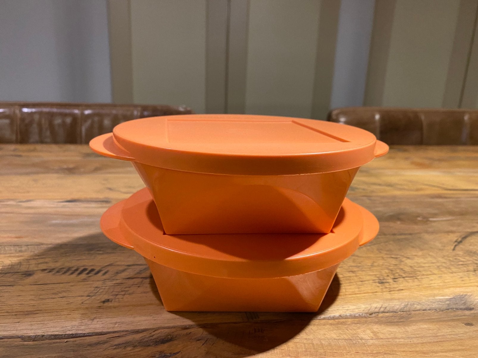 Tupperware bakjes 600 ml, Ophalen of Verzenden, Oranje, Bak of Kom