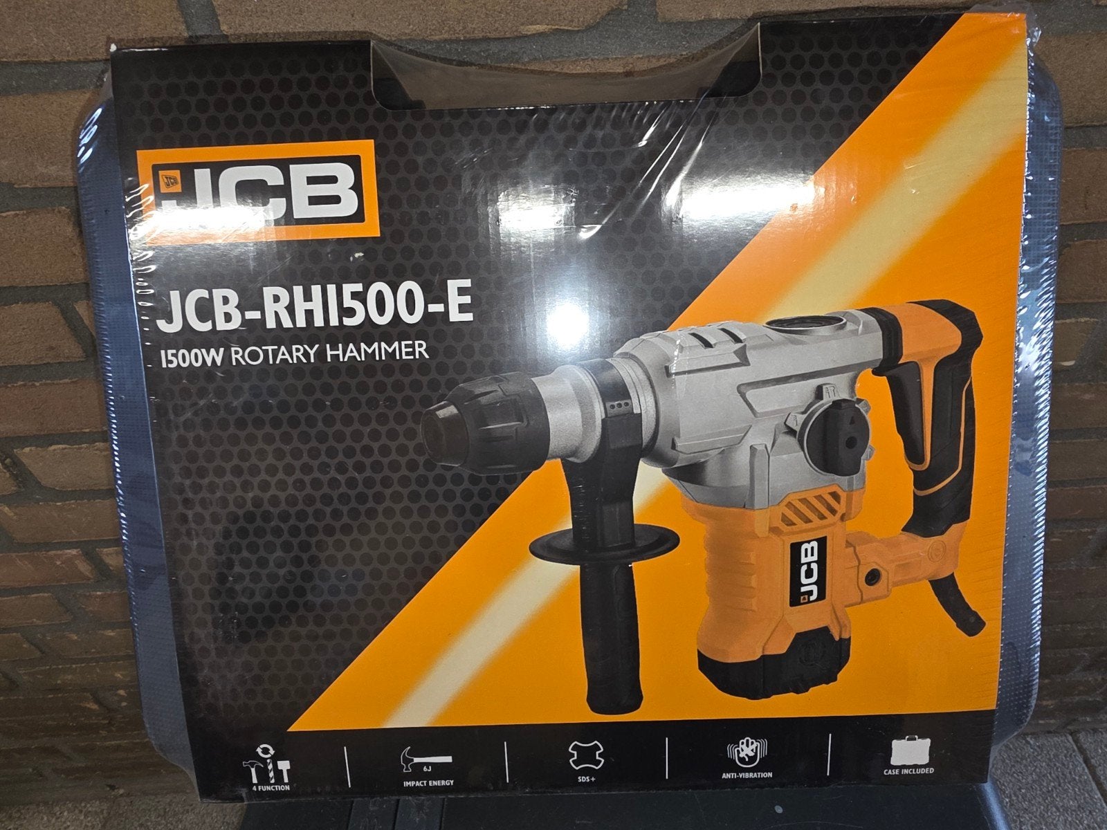 JCB RHI500-E 1500W Boorhamer - Nieuw in doos, Ophalen, 600 watt of meer, Boor- en/of Breekhamer, Nieuw