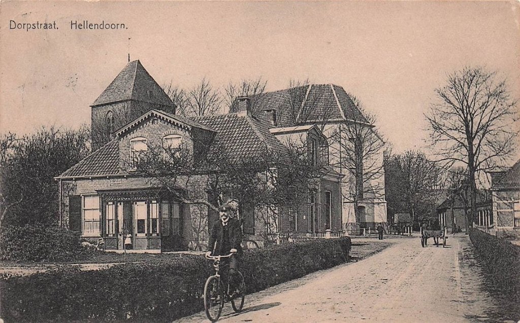 703-139-003 Dorpstraat Hellendoorn, Verzenden, Voor 1920, Overijssel