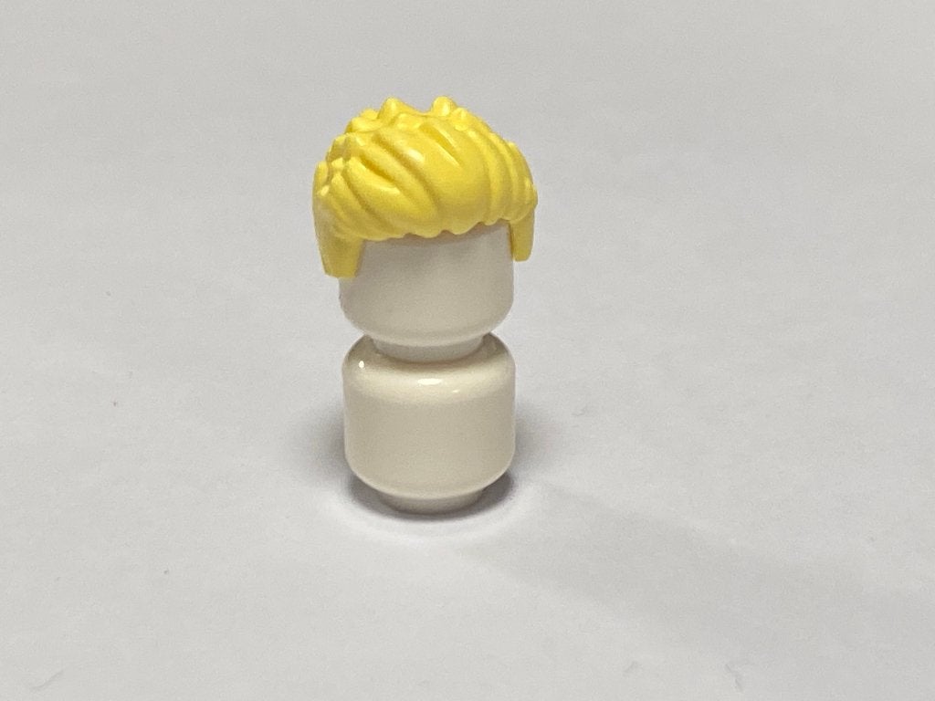 Lego nieuwe fel licht geel haar, kort stekeling, Overige thema's, Lego, Overige typen, Nieuw