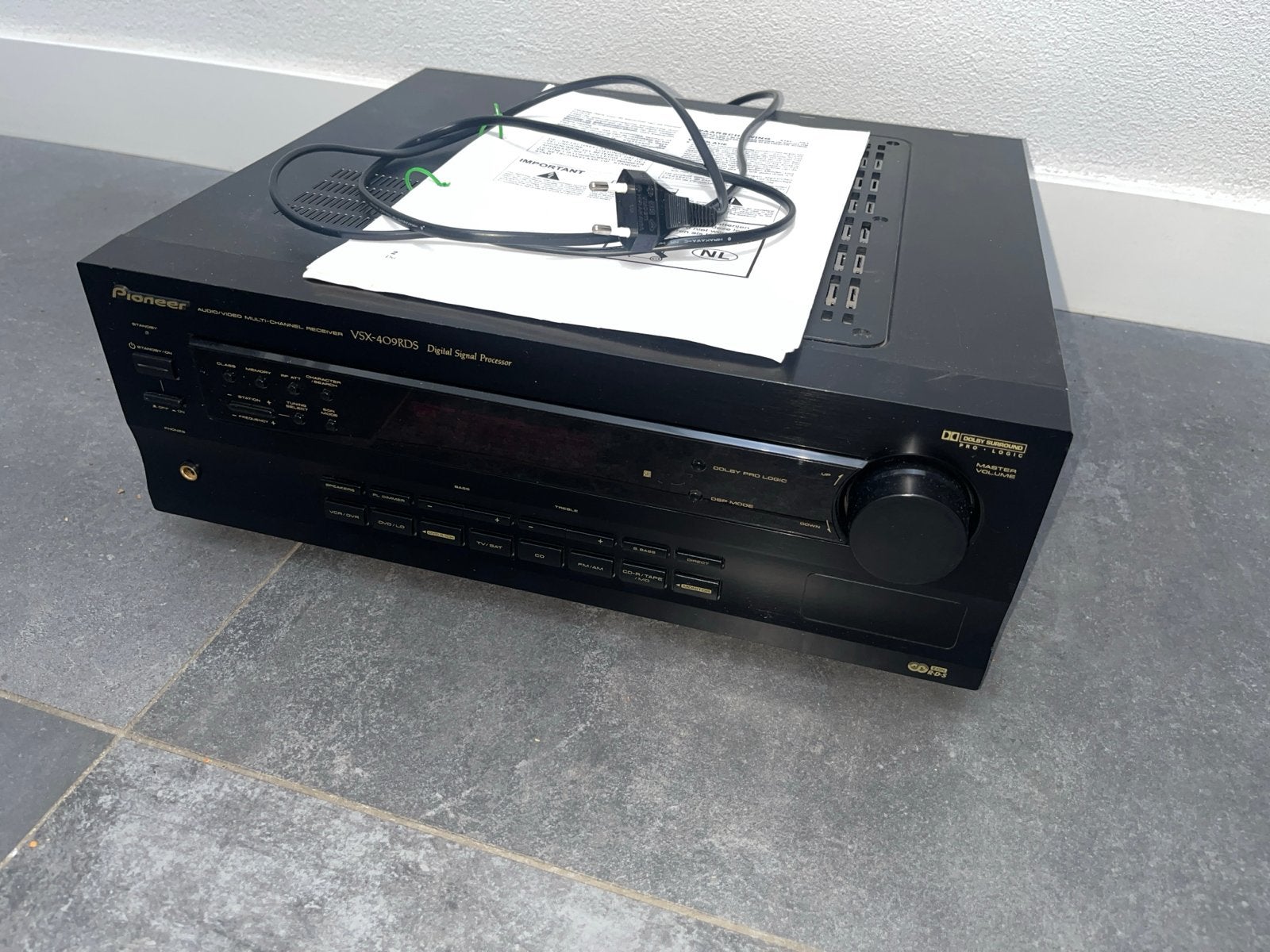 Pioneer VSX-409RDS AV Receiver / versterker, Gebruikt, Ophalen of Verzenden, 60 tot 120 watt, Pioneer