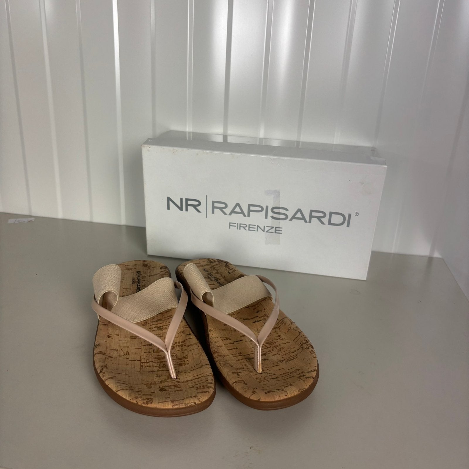 Nieuwe NR Rapisardi Firenze Slippers Dames Maat 39, Verzenden, ., Beige, Nieuw