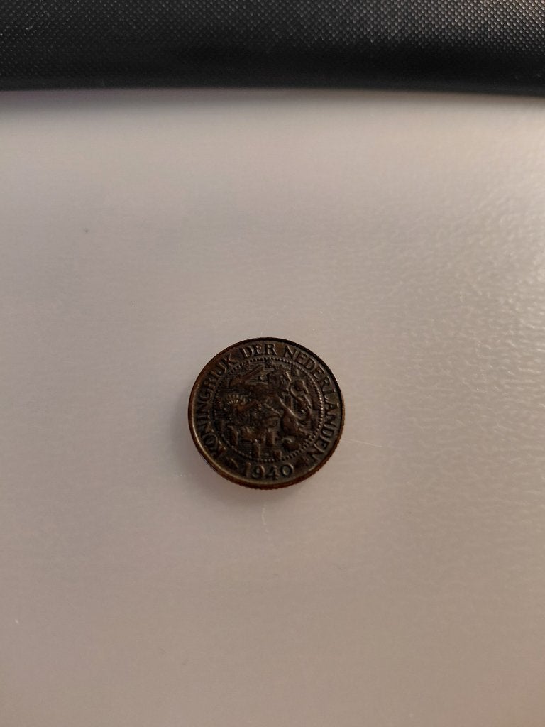 1 cent 1940, Ophalen of Verzenden, Koningin Wilhelmina, 1 cent, Losse munt