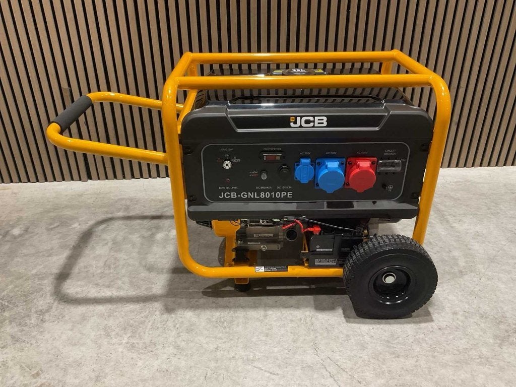 JCB GNL8010PE Aggregaat / Stroomgenerator Nieuw‼️, Ophalen, Elektrisch startend, Benzine, Nieuw