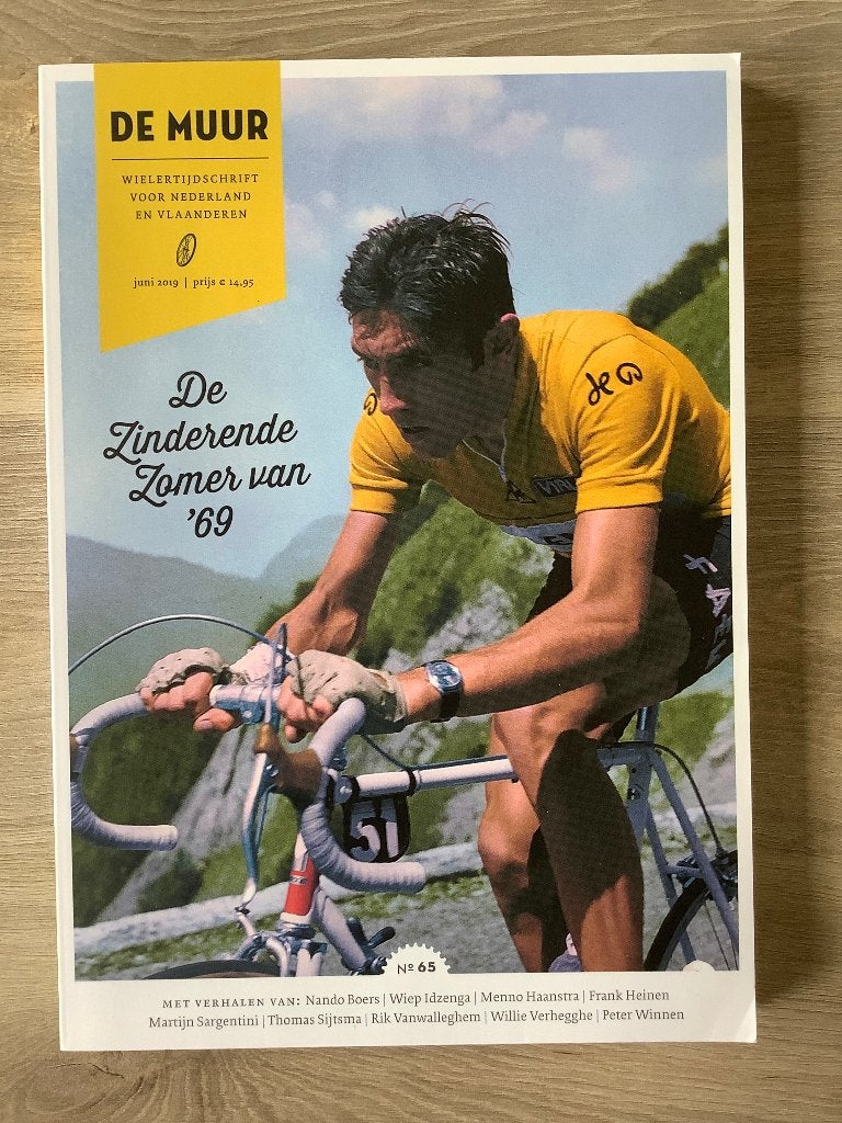 Magazine wielrennen De Muur nummer 65 - Juni 2019, Lopen en Fietsen, Ophalen of Verzenden, Zo goed als nieuw, De Muur