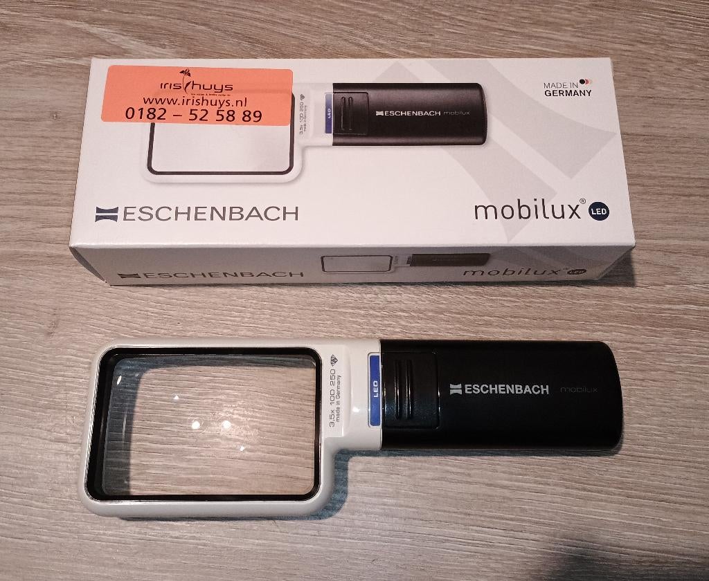 Eschenbach mobilux 3,5x 10d 250 loep vergrootglas, Ophalen of Verzenden, Gebruikt, Vergrootglas of Loep