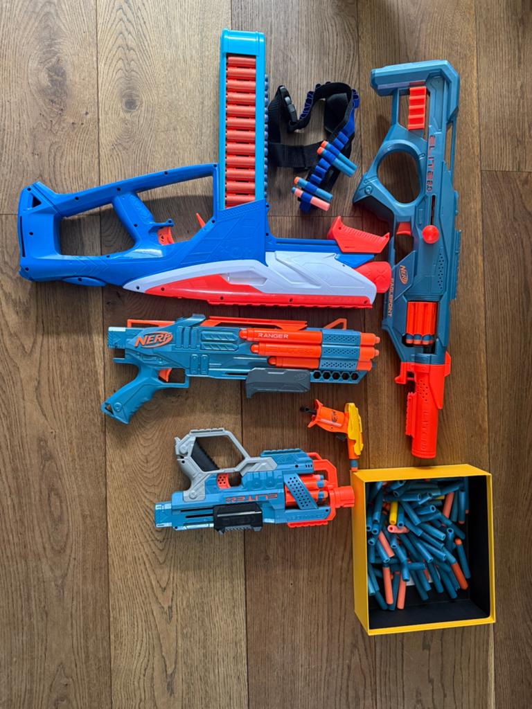 Selection of nerf guns and soft bullets, Kinderen en Baby's, Speelgoed | Overig, Ophalen, Jongen of Meisje