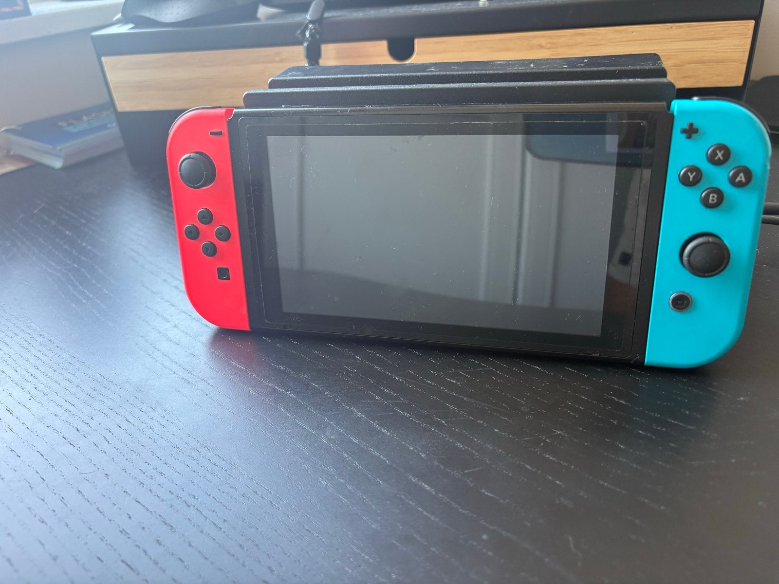 Nintendo Switch Original met Dock, Joy-Cons en Reisetui, Spelcomputers en Games, Spelcomputers | Nintendo Switch, Gebruikt, Switch Original